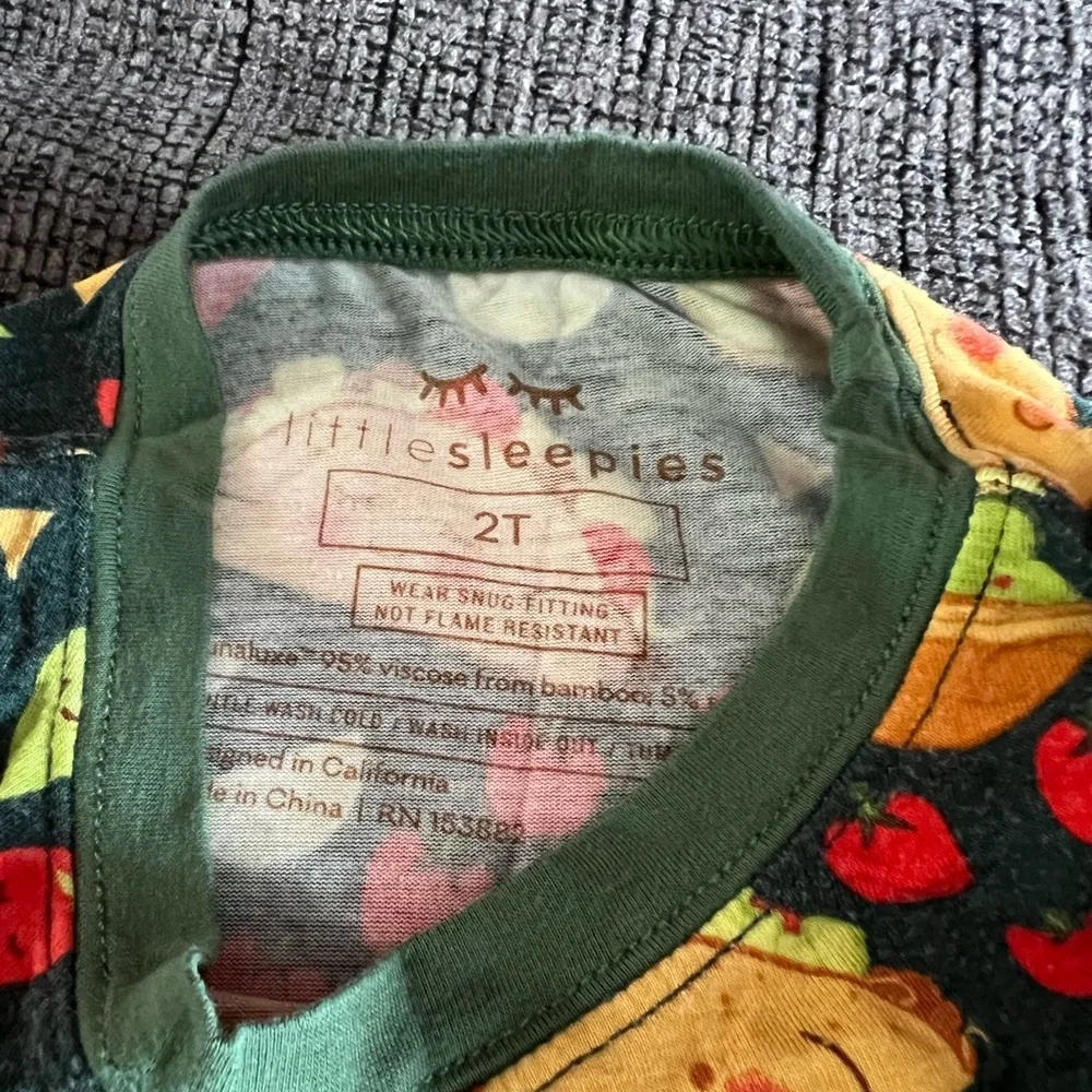 Little Sleepies Taco Pajamas